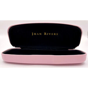 Joan Rivers Sunglasses Hard Case in Shiny Pink ONLY- Pre-owned